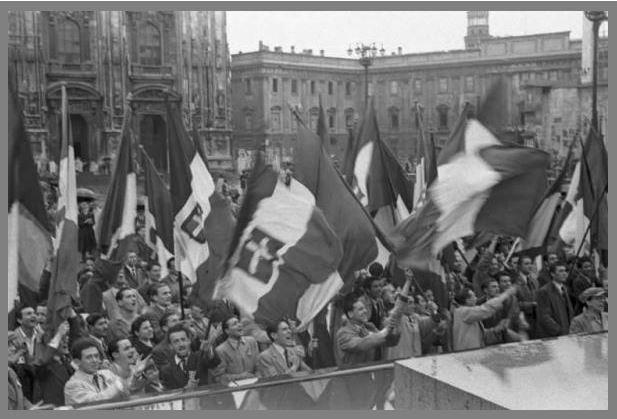 Milano, manifestazione monarchica, 26 maggio 1946 