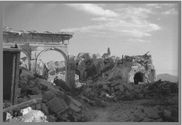 Abbazia di Montecassino (Frosinone), 1945 