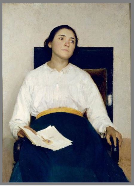 Ritratto di Santina Negri, Pellizza da Volpedo(link alla scheda di catalogo)