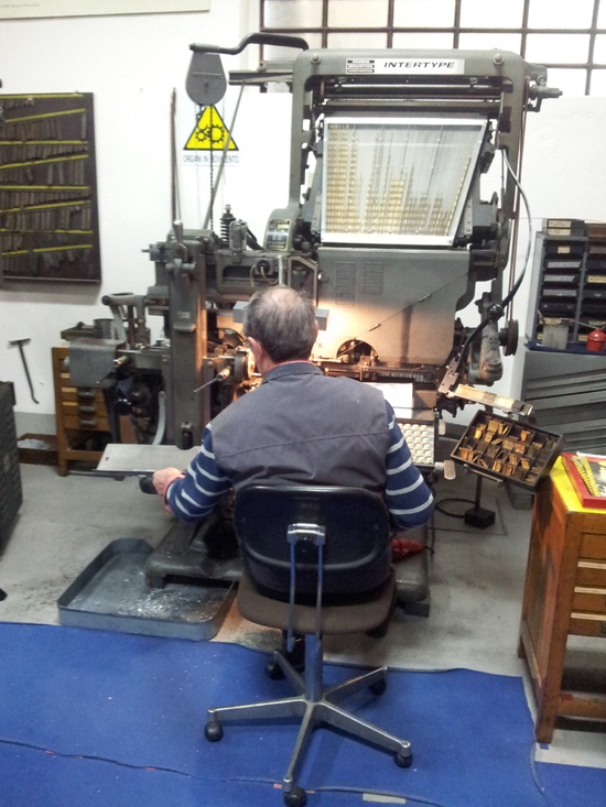 link alla scheda di catalogo Macchina per composizione meccanica Intertype, Harris Intertype Corporation – USA, 1950