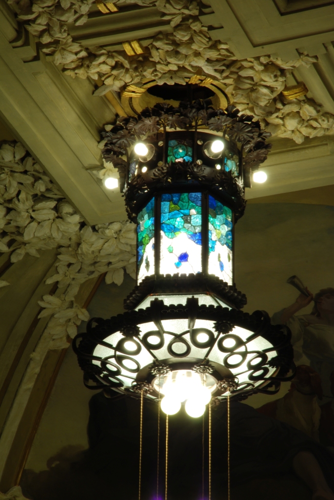 Grand Hotel, salone centrale, lampadario