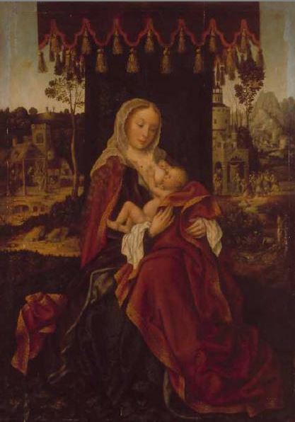 Madonna del Latte. Maestro di Francoforte (attribuito- 1460/ 1520 ca.) (clicca sull'immagine per la scheda)