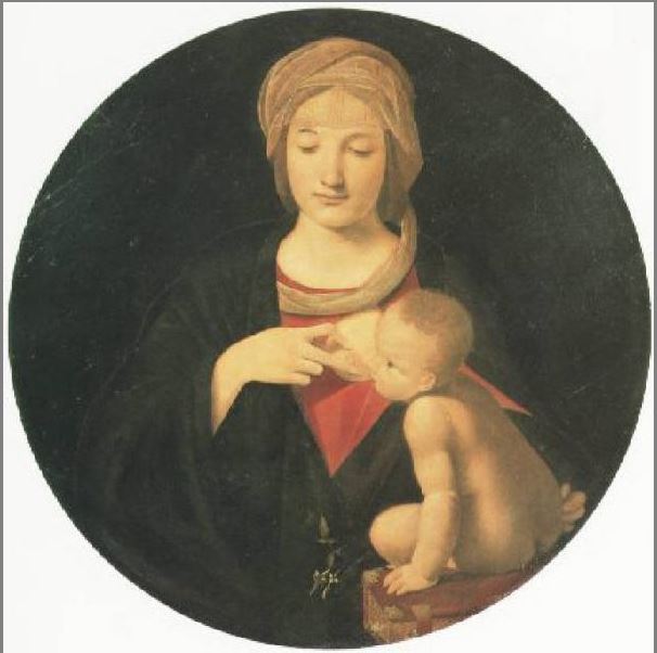 Madonna del Latte. Boltraffio Giovanni Antonio (1467/ 1516). (clicca sull'immagine per la scheda)useo (clicca sull'immagine per la scheda)
