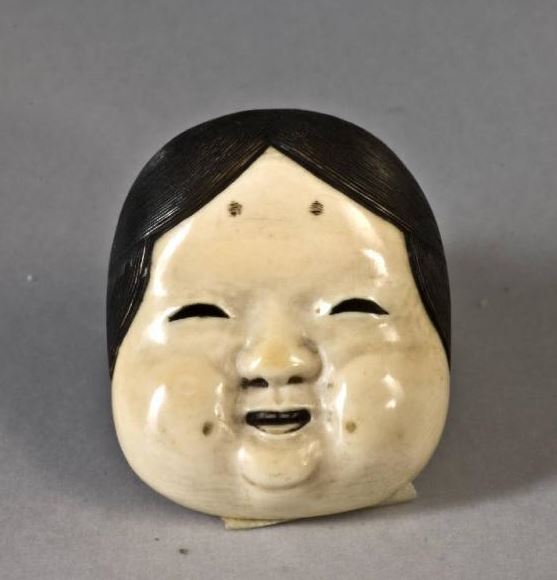 Maschera di Okame. Milano (MI), Museo Poldi Pezzoli (clicca sull’immagine per la scheda)