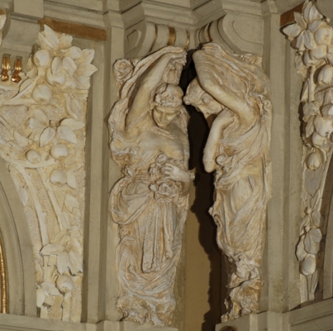 Grand Hotel, salone centrale, particolare