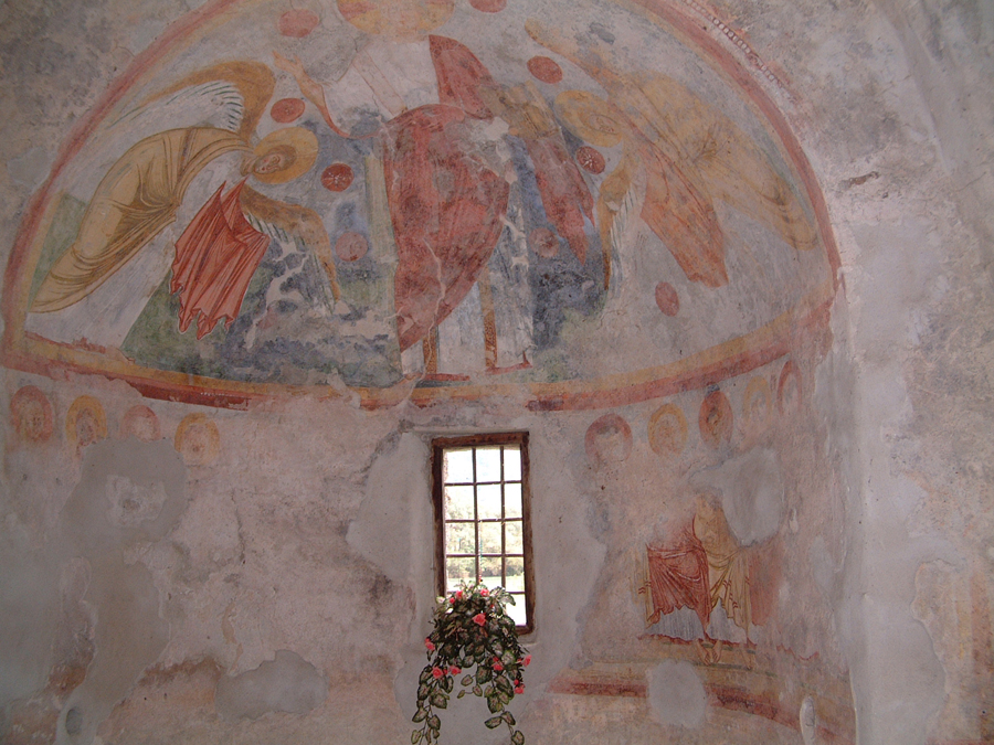 Novate Mezzola, chiesa di San Fedelino. Affreschi dell’XI secolo nell’abside