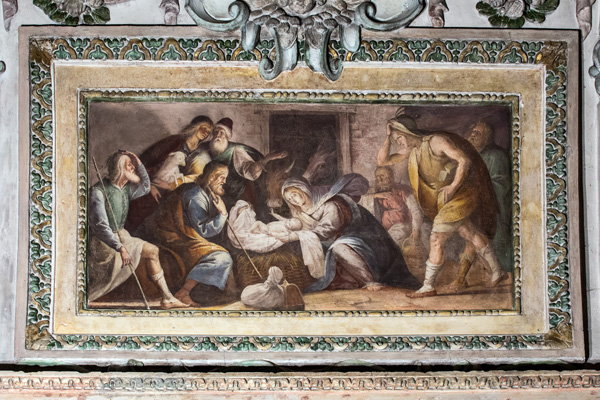 Prosto di Piuro, chiesa di Santa Maria Assunta, Giovanni Battista e Giovanni Paolo Recchi, Adorazione dei pastori, 1641 circa