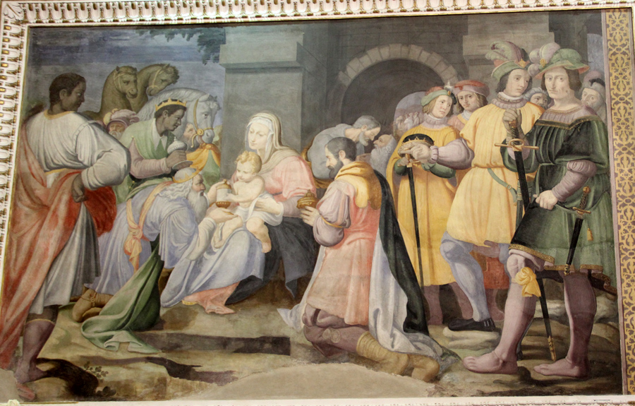 Gallivaggio, santuario dell’Apparizione di Maria Vergine, Domenico Caresana, Adorazione dei Magi
