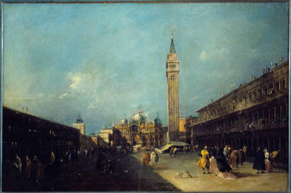 Veduta di Piazza san Marco a Venezia Guardi Francesco