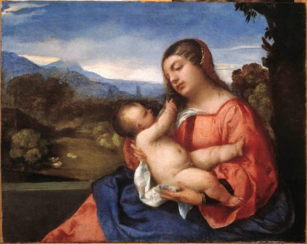 Madonna con Bambino Vecellio Tiziano detto Tiziano