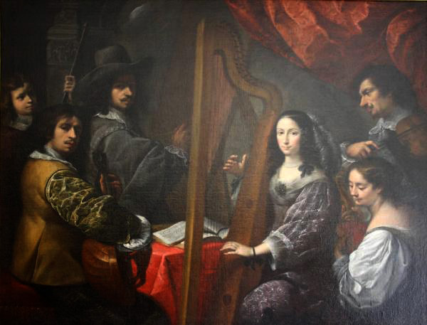 Ritratto della famiglia Nuvolone in concerto Nuvolone, Carlo Francesco; Nuvolone, Giuseppe