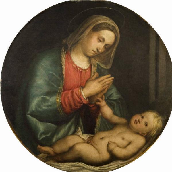 Madonna con Bambino, Romanino