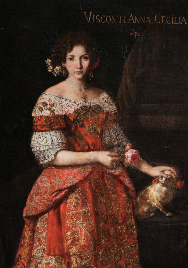 Ritratto di Anna Cecilia Visconti Maderna benefattrice Ceresa, Carlo (maniera)