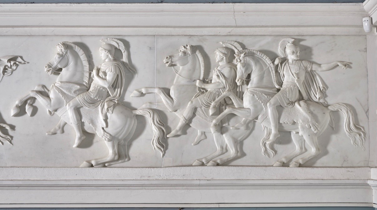 Berthel Thorvaldsen (1770-1844), L’Ingresso di Alessandro Magno in Babilonia, 1818-1829, marmo di Carrara. Tremezzina, Villa Carlotta 