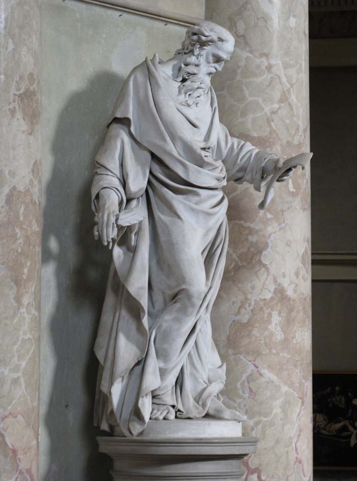Giocondo Albertolli, San Paolo, marmo. Casalmaggiore, Chiesa di santo Stefano