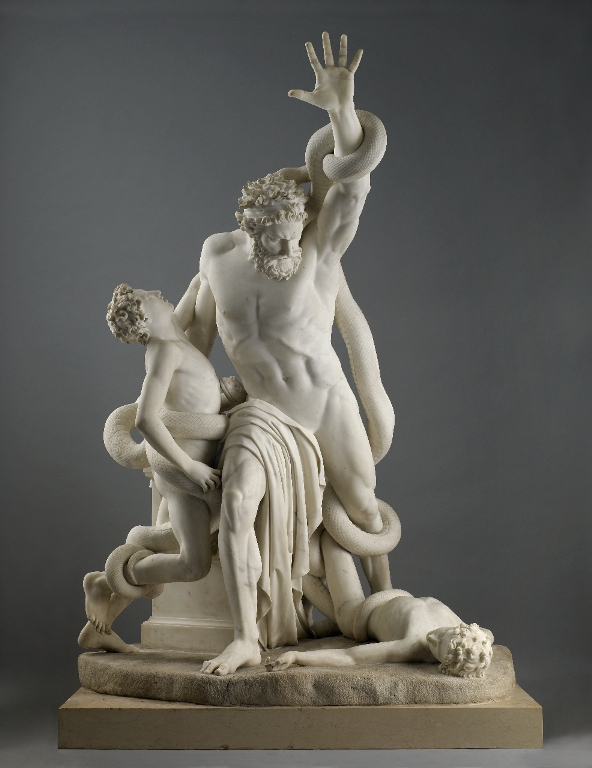 Luigi Ferrari, Laocoonte, 1853, marmo. Brescia, Fondazione Brescia Musei