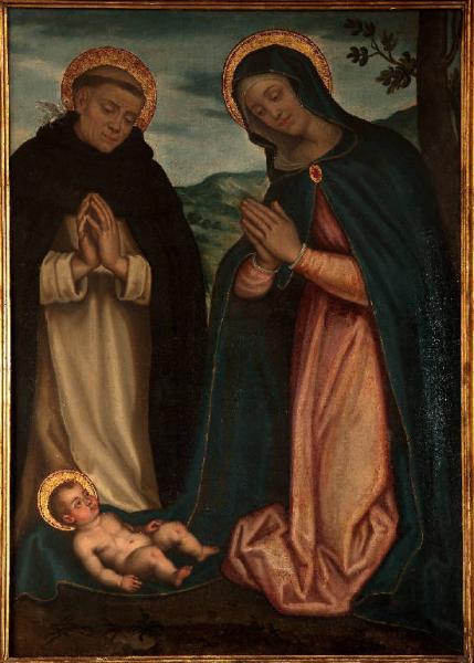 Ambito bresciano, Madonna con Bambino e San Vincenzo Ferrer, A.S.S.T. Spedali Civili di Brescia
