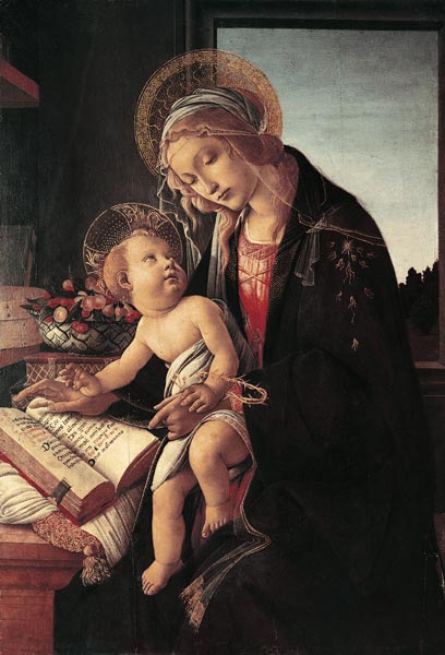 Madonna del Libro Botticelli, Sandro
