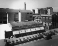 Stabilimento e uffici Alemagna, Milano. Il settore verso via Silva dopo la costruzione del fabbricato laboratorio nel 1949 (AACR).