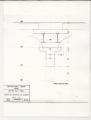 Teatro alla Scala: disegno della sezione dell'architrave del colonnato del ridotto della platea