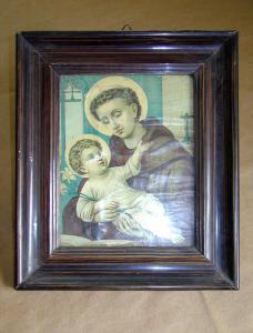S. Antonio di Padova col Bambino Gesù, che reca in mano il giglio della purezza