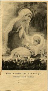 Maria con Gesù Bambino - Preghiera.