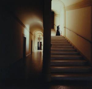 Monastero - scala e corridoio- frate