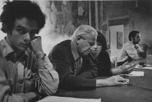 Gli studenti a Milano. Milano - Herbert Marcuse a un dibattito con gli studenti alla scuola Umanitaria