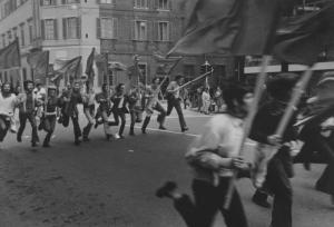 Gli studenti a Milano. Milano - manifestazione del 1 maggio