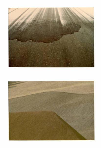 Asfalto innevato - tracce di pneumatici / Sabbia
