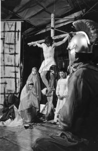 Sacra rappresentazione - Crocifissione -Gesù Cristo crocifisso - Pie Donne - centurione