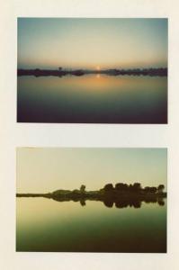 Laguna - tramonto - riflessi nell'acqua / Laguna - tramonto - riflessi nell'acqua