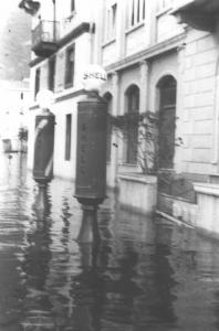Como - Esondazione del 1935 - Piazza Cavuor