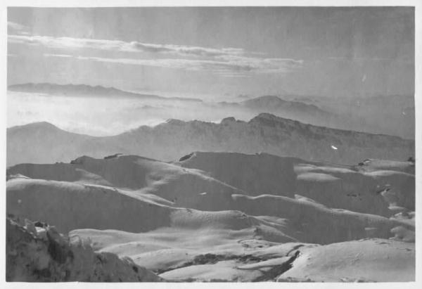 Alpe di Cosmagnon - Veduta / Neve -- Alpe di Cosmagnon