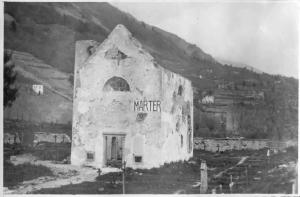Roncegno - Marter (frazione) - Chiesa - Danni di guerra