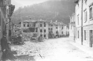 Slovenia - Canale d'Isonzo - Edifici - Danni di guerra