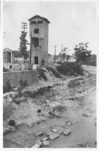 Biancheria - Lavatura da parte di militari dell'esercito italiano -- Isonzo (Fiume)
