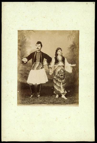 Ritratto di coppia - Danzatori in costume - Egitto