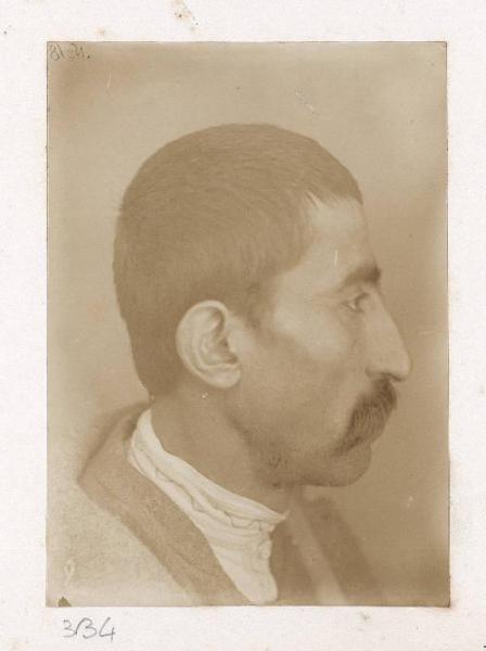 Ritratto maschile - Detenuto della colonia penale - Isola di Sakhalin - Russia