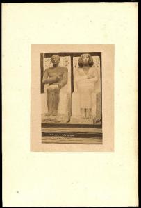 Scultura - Ritratti di Rahotep e Nofret - Egitto - Il Cairo (quartiere di Boulaq) - Museo Egizio