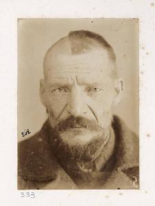 Ritratto maschile - Detenuto della colonia penale - Isola di Sakhalin - Russia