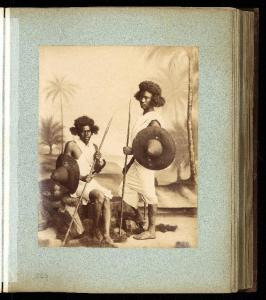 Ritratto maschile - Due guerrieri del Sudan - Egitto