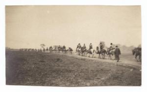 Guerra russo-giapponese - Russia - Manciuria - Carovana di muli condotta da soldati russi