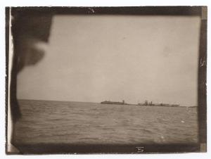 Guerra russo-giapponese - Russia - Port Arthur - Brulotti giapponesi affondati a bloccare l'ingresso del porto