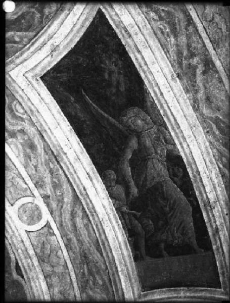 Affresco - Angelo - Andrea Mantegna - Mantova - Basilica di S. Andrea - Cappella funeraria del Mantegna - Cupolino