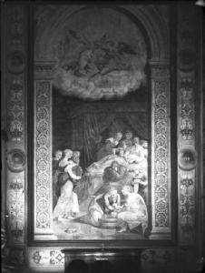 Affresco - Natività di Maria - Ippolito Andreasi - Mantova - Basilica di S. Andrea - Cappella Cattanea
