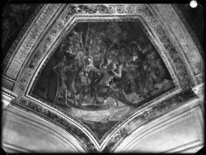 Affresco - Mantova - Palazzo Te - Appartamento del giardino segreto - Camera di Attilio Regolo - Volta