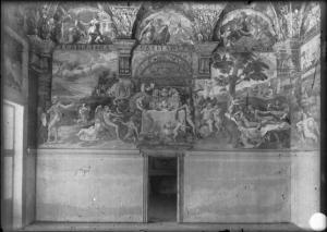 Affresco - Il Banchetto di Amore e Psiche - Giulio Romano - Mantova - Palazzo Te - Camera di Psiche - Parete sud
