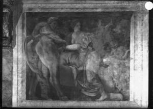 Affresco - Pasifae - Giulio Romano - Mantova - Palazzo Te - Camera di Psiche - Parete est