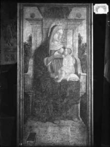 Affresco - Madonna col Bambino in atto di allattare - Mantova - Museo di Palazzo Ducale